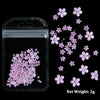 BC04 : 3D Acrylic flowers Mixed Size for DIY Nails decoration