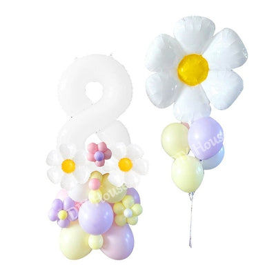 DIY526 : 44pcs/set Daisy Flower Balloons for Wedding& Party decoration