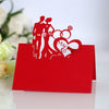DIY295 : 50pcs/lot Card message for Wedding Table decoration(6 Colors)