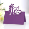 DIY295 : 50pcs/lot Card message for Wedding Table decoration(6 Colors)