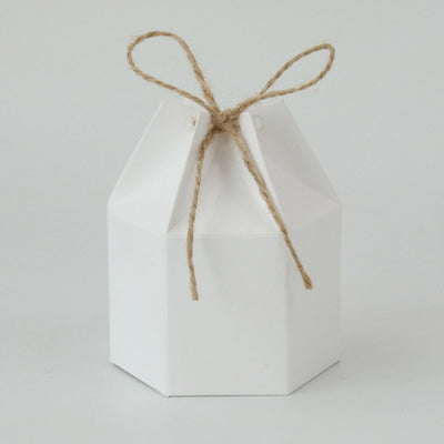 DIY297 : 50pcs/lot Kraft Paper Rustic wedding gift boxes