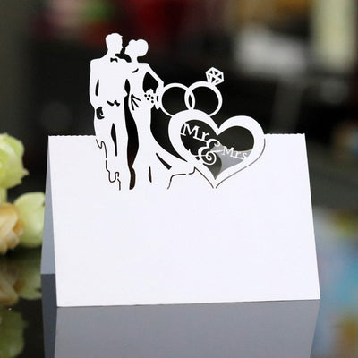 DIY292 : 50pcs/lot17 styles of Card For Wedding table decoration