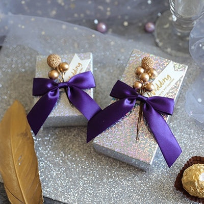 DIY214 : 50pcs/lot unique personalized wedding favor boxes