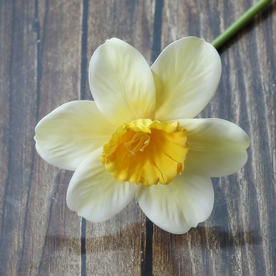 DIY524 : 5Pcs/lot Artificial small daffodil Flowers for Wedding & Event decoration