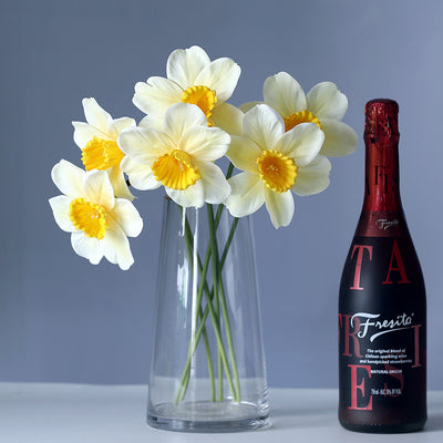 DIY524 : 5Pcs/lot Artificial small daffodil Flowers for Wedding & Event decoration