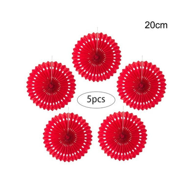 DIY310 : 5pcs/lot Paper wheels Hanging For Wedding & Party decoration