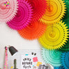 DIY310 : 5pcs/lot Paper wheels Hanging For Wedding & Party decoration