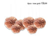 DIY293 : 6pcs/lot Pom Pom paper for Party decoration (20 Colors)
