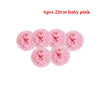 DIY293 : 6pcs/lot Pom Pom paper for Party decoration (20 Colors)