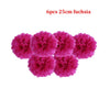DIY293 : 6pcs/lot Pom Pom paper for Party decoration (20 Colors)