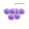 DIY293 : 6pcs/lot Pom Pom paper for Party decoration (20 Colors)