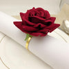 DIY327 : 6pcs/Lot Rose Napkin Rings for Wedding & Party Table