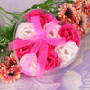 DIY376: 9Pcs/pack Rose Flower Soap Wedding Souvenirs ( 4 Colors )