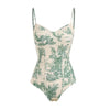 SW91 Simple printed one- Piece Swimsuits ( 4 Colors )