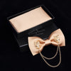 GM08 : 5 Styles of a set silk Bow+Pocket square handkerchief for Grooms