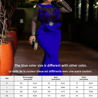 MX239 Plus Size 3/4 sleeves mermaid Party Dresses(3 Colors)