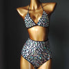 SW75 Diamond High Waist Bikini sets ( 3 Colors )