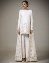 PD65 Arabic Embroidery Wedding Pantsuit