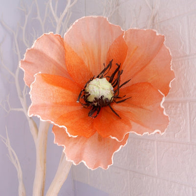 DIY374 Artificial big Poppies Flower for wedding Backdrop decoration