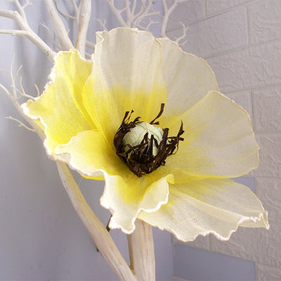 DIY374 Artificial big Poppies Flower for wedding Backdrop decoration