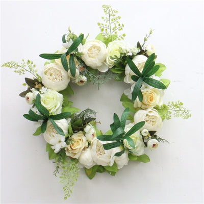 DIY321 : 30 styles flower wreath garland for wedding & Party decoration