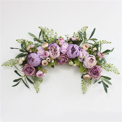DIY321 : 30 styles flower wreath garland for wedding & Party decoration