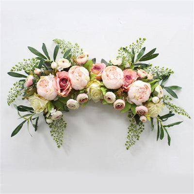 DIY321 : 30 styles flower wreath garland for wedding & Party decoration