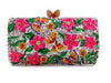 CB198 Luxury flower Evening clutch Purses (2 Colors)