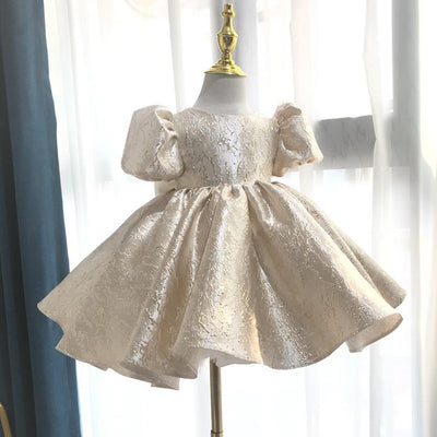 FG583 Champagne Christening Dresses
