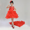 FG377 Girl Pageant dress with the removable tail ( 3 Colors )