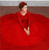 CG167 Lace long sleeves Ball Gowns ( 5 Colors )