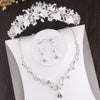 BJ341 Bridal Jewelry sets( Necklace+Earrings+Crown)