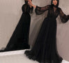 LG243 Classy Pearls beaded A-line Prom dresses(4 Colors)