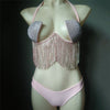 SW76 Rhinestones fringe Bikini Sets ( Colors )