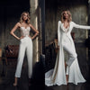 PD23 Custom made jumpsuits Wedding Dress with Jacket
