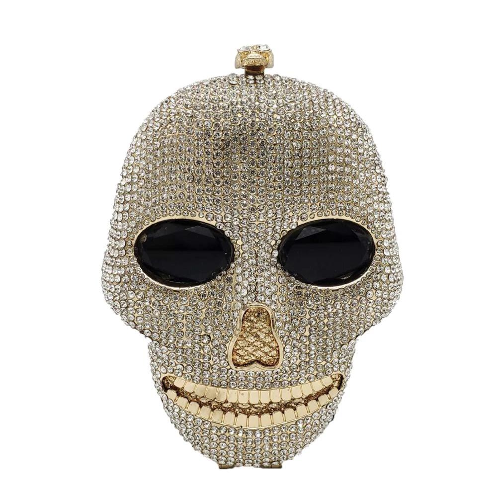 Skull cheap clutch purse