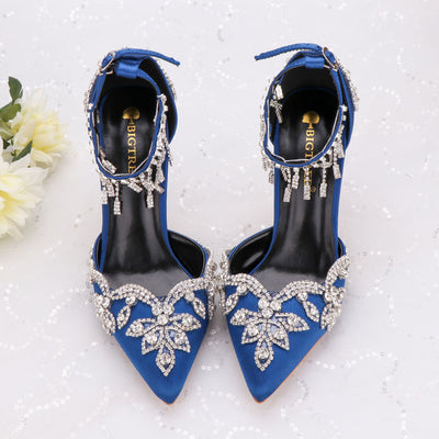 BS126 Diamond Fringe Bridal shoes ( 7 Colors)
