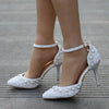 BS164 Pearl Bridal Shoes (Ivory/White)