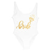 SW14 Bride Tribe Print One Piece Swimsuit for Wedding Party(20 Colors)