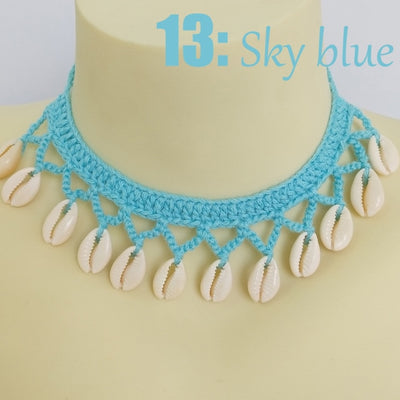 SW51 Simple Seashell Anklets ( 14 Colors )