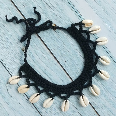 SW51 Simple Seashell Anklets ( 14 Colors )