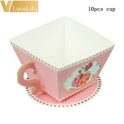 DIY482 : 10pcs/pack Teapot Wedding favor boxes