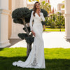 CW631 Minimal style  Satin Bridal Gown