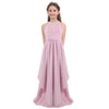 FG468 Chiffon halter Flower Girls Dresses ( 5 Colors )