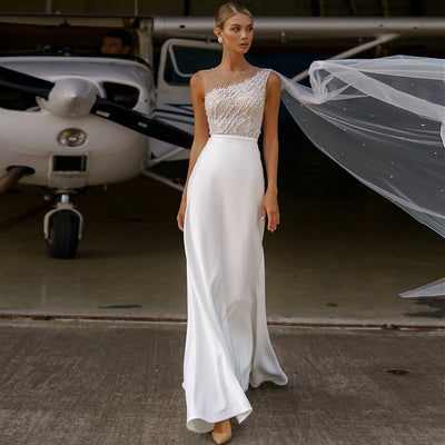 CW475 Classy mermaid Bridal dress