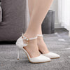 BS54 Classy white Wedding Shoes