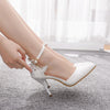 BS54 Classy white Wedding Shoes