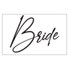 BV203 Personalized Veil+ Satin Sash Set