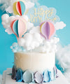 DIY590 Cute Clouds Cake Topper & Decoration