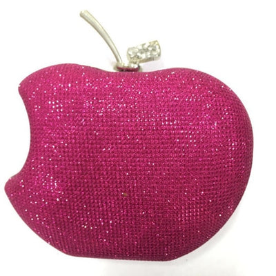 CB126 Crystal Apple Shape Minaudiere Bags (8 Colors)